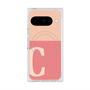Premium Square Case with Pixelsnap［ Original - initial two tone - C pink ］