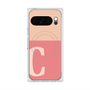 Premium Square Case with Pixelsnap［ Original - initial two tone - C pink ］