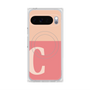 Premium Square Case with Pixelsnap［ Original - initial two tone - C pink ］