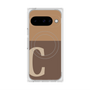 Premium Square Case with Pixelsnap［ Original - initial two tone - C brown ］