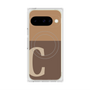 Premium Square Case with Pixelsnap［ Original - initial two tone - C brown ］