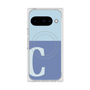 Premium Square Case with Pixelsnap［ Original - initial two tone - C blue ］