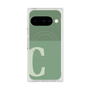 Premium Square Case with Pixelsnap［ Original - initial two tone - C green ］
