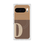 Premium Square Case with Pixelsnap［ Original - initial two tone - D brown ］