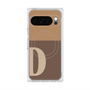 Premium Square Case with Pixelsnap［ Original - initial two tone - D brown ］