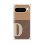 Premium Square Case with Pixelsnap［ Original - initial two tone - D brown ］