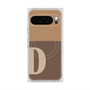 Premium Square Case with Pixelsnap［ Original - initial two tone - D brown ］