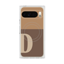 Premium Square Case with Pixelsnap［ Original - initial two tone - D brown ］