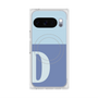 Premium Square Case with Pixelsnap［ Original - initial two tone - D blue ］
