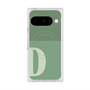 Premium Square Case with Pixelsnap［ Original - initial two tone - D green ］