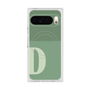 Premium Square Case with Pixelsnap［ Original - initial two tone - D green ］