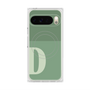 Premium Square Case with Pixelsnap［ Original - initial two tone - D green ］