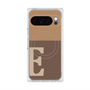 Premium Square Case with Pixelsnap［ Original - initial two tone - E brown ］
