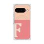 Premium Square Case with Pixelsnap［ Original - initial two tone - F pink ］