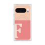 Premium Square Case with Pixelsnap［ Original - initial two tone - F pink ］