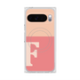 Premium Square Case with Pixelsnap［ Original - initial two tone - F pink ］