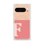 Premium Square Case with Pixelsnap［ Original - initial two tone - F pink ］