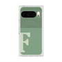 Premium Square Case with Pixelsnap［ Original - initial two tone - F green ］