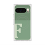 Premium Square Case with Pixelsnap［ Original - initial two tone - F green ］