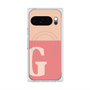 Premium Square Case with Pixelsnap［ Original - initial two tone - G pink ］