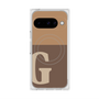 Premium Square Case with Pixelsnap［ Original - initial two tone - G brown ］