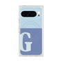 Premium Square Case with Pixelsnap［ Original - initial two tone - G blue ］