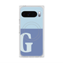 Premium Square Case with Pixelsnap［ Original - initial two tone - G blue ］