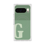 Premium Square Case with Pixelsnap［ Original - initial two tone - G green ］