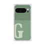 Premium Square Case with Pixelsnap［ Original - initial two tone - G green ］