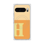 Premium Square Case with Pixelsnap［ Original - initial two tone - H orange ］