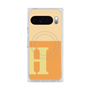 Premium Square Case with Pixelsnap［ Original - initial two tone - H orange ］