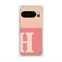 Premium Square Case with Pixelsnap［ Original - initial two tone - H pink ］