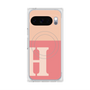 Premium Square Case with Pixelsnap［ Original - initial two tone - H pink ］