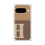 Premium Square Case with Pixelsnap［ Original - initial two tone - H brown ］
