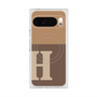 Premium Square Case with Pixelsnap［ Original - initial two tone - H brown ］
