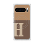 Premium Square Case with Pixelsnap［ Original - initial two tone - H brown ］