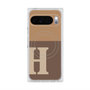Premium Square Case with Pixelsnap［ Original - initial two tone - H brown ］