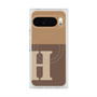 Premium Square Case with Pixelsnap［ Original - initial two tone - H brown ］