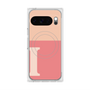 Premium Square Case with Pixelsnap［ Original - initial two tone - I pink ］