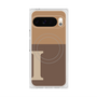 Premium Square Case with Pixelsnap［ Original - initial two tone - I brown ］