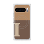 Premium Square Case with Pixelsnap［ Original - initial two tone - I brown ］
