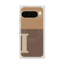 Premium Square Case with Pixelsnap［ Original - initial two tone - I brown ］