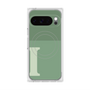 Premium Square Case with Pixelsnap［ Original - initial two tone - I green ］
