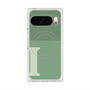 Premium Square Case with Pixelsnap［ Original - initial two tone - I green ］