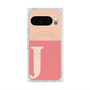 Premium Square Case with Pixelsnap［ Original - initial two tone - J pink ］