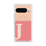 Premium Square Case with Pixelsnap［ Original - initial two tone - J pink ］