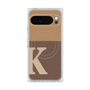 Premium Square Case with Pixelsnap［ Original - initial two tone - K brown ］