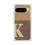 Premium Square Case with Pixelsnap［ Original - initial two tone - K brown ］