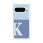 Premium Square Case with Pixelsnap［ Original - initial two tone - K blue ］