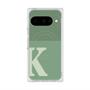 Premium Square Case with Pixelsnap［ Original - initial two tone - K green ］